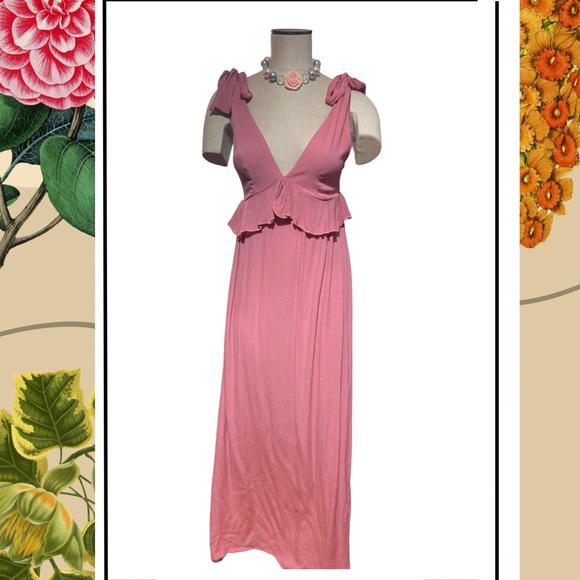 Blush Pink Maxi Sundress - Picture 1 of 2